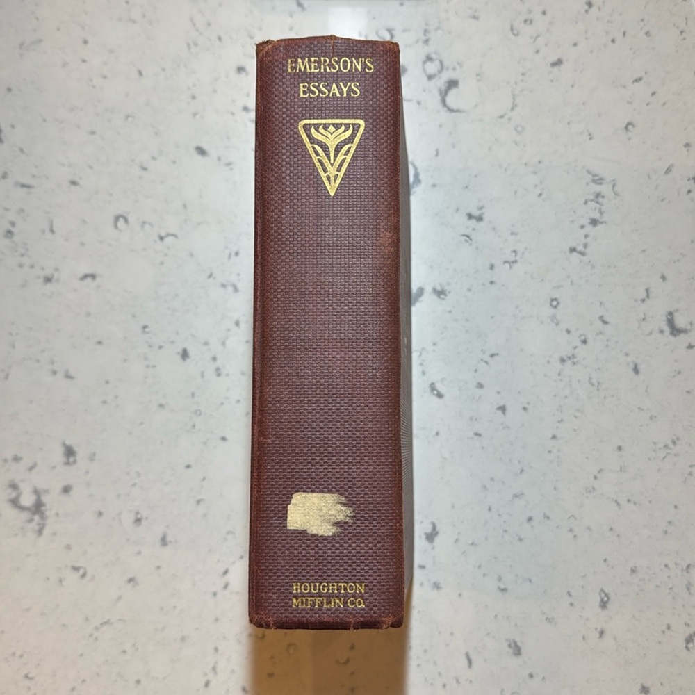 Rare antique book: Emerson’s Essays
